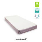 Colchón para cuna y cama infantil de doble cara, de malla prémium de 6" "Grow-with-Me": firme, resistente al agua, funda extraíble, sin espuma
