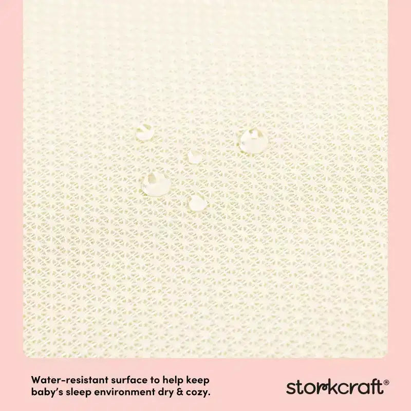 Colchón para cuna y cama infantil de doble cara, de malla prémium de 6" "Grow-with-Me": firme, resistente al agua, funda extraíble, sin espuma