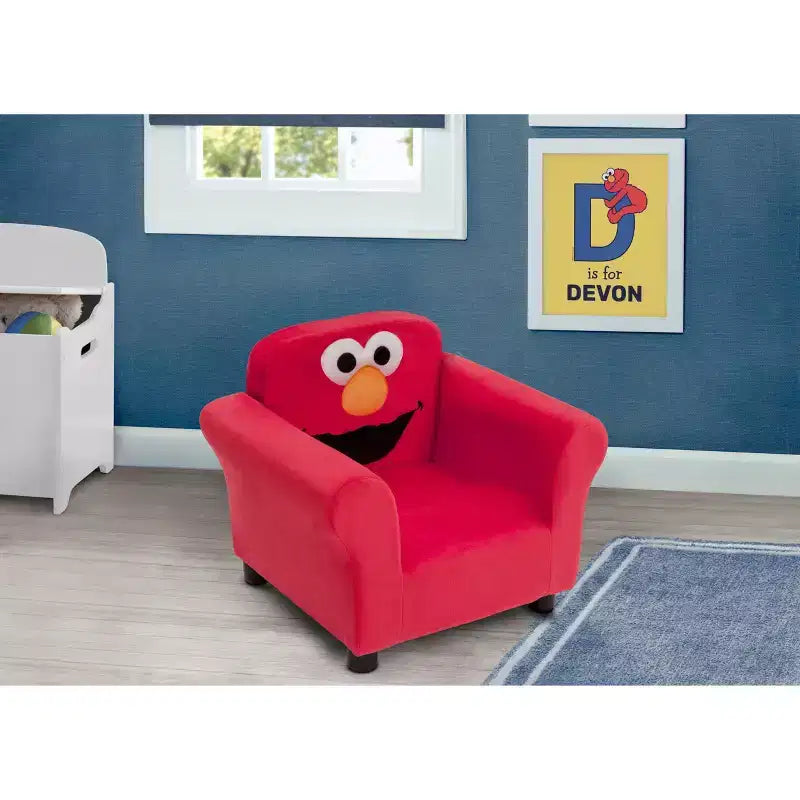 Sillón infantil tapizado - Elmo