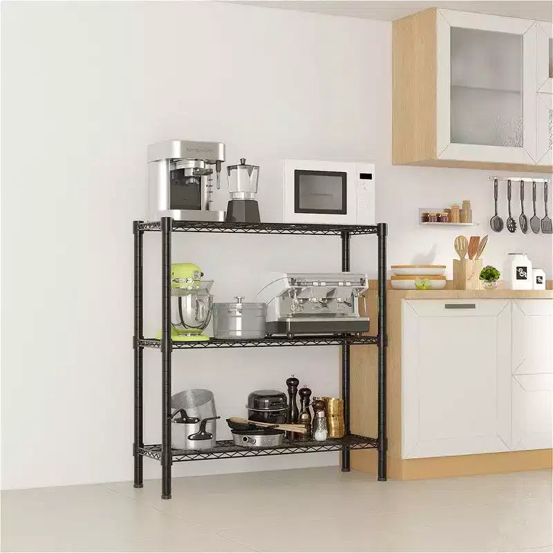 Karl Home 35.43in. W Steel Shelving Unit