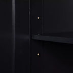 Armario de baño alto con cesto de ropa, gran espacio de almacenamiento, cesto de ropa inclinable y armario superior