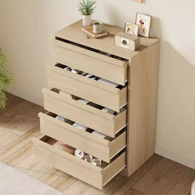 Cómoda con cajones grandes de almacenamiento, organizador de cómoda moderno para sala de estar, cuarto de niños, entrada