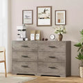 Garvee Modern 6 Drawer Dresser Durable Structure with Deep Drawers, for Home,Office, Living Room