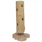 vidaXL Wine Rack for 8 Bottles 15.7x11.8x31.5 Solid Teak Wood