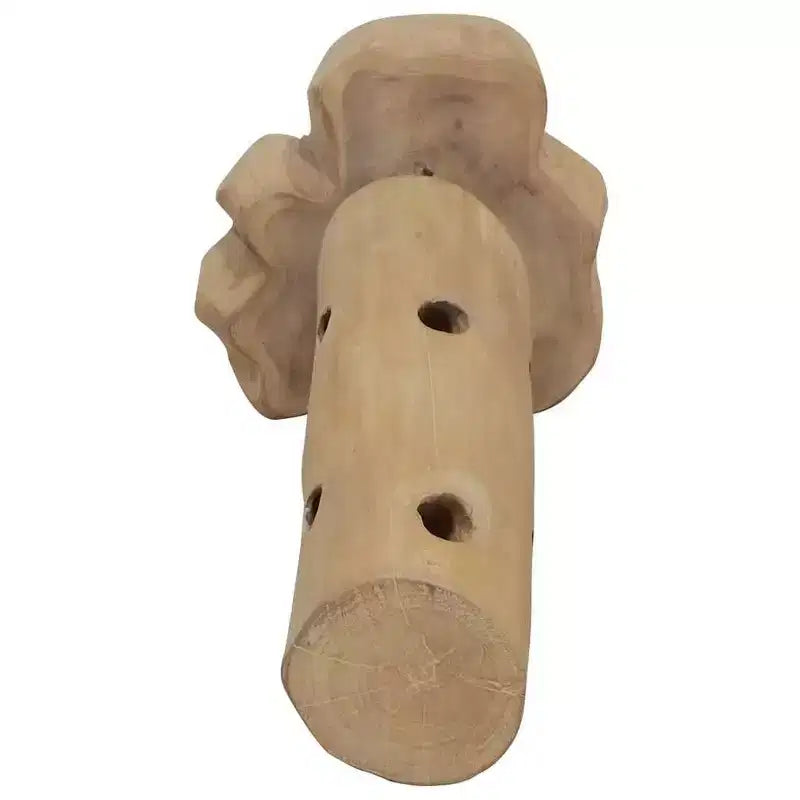 vidaXL Botellero para 8 botellas 40x30x80 cm madera de teca maciza