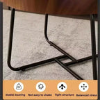 Mesa de centro anidable de 2 piezas, mesa central de sala de estar de 20+28 con diseño acanalado, mesa auxiliar moderna, mesa de sofá para sala de estar, sala de recepción