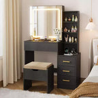 Aparador con buffet de 55 pulgadas con almacenamiento, barra de café con estantes ajustables, 3 cajones y 4 puertas minimalistas, mueble de almacenamiento largo para la cocina