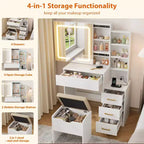 Aparador con buffet de 55 pulgadas con almacenamiento, barra de café con estantes ajustables, 3 cajones y 4 puertas minimalistas, mueble de almacenamiento largo para la cocina