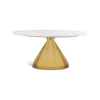 Meridian Furniture,Emery White Marble Coffee Table