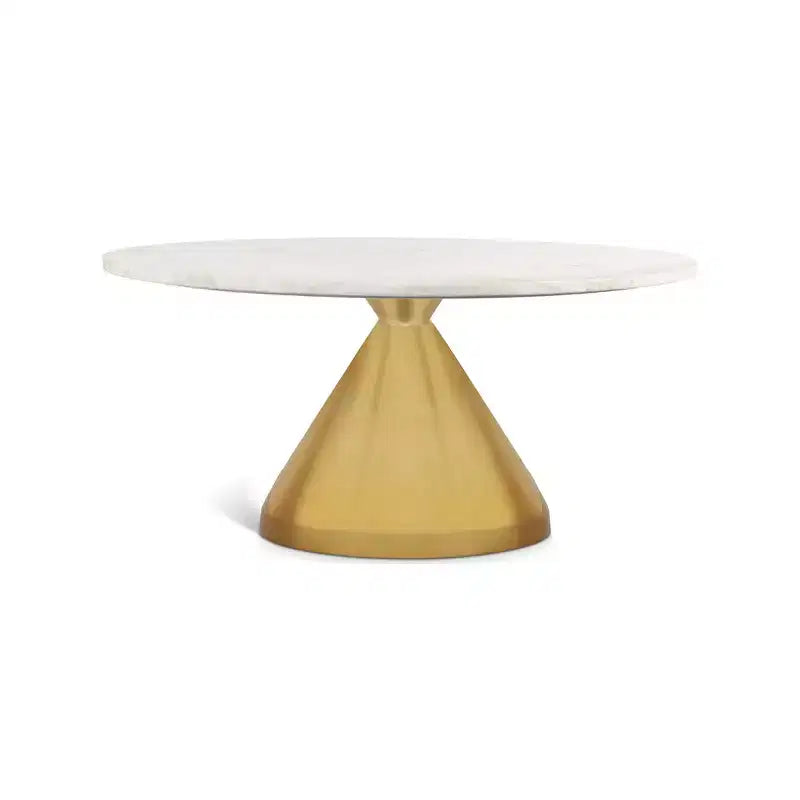 Meridian Furniture,Emery White Marble Coffee Table