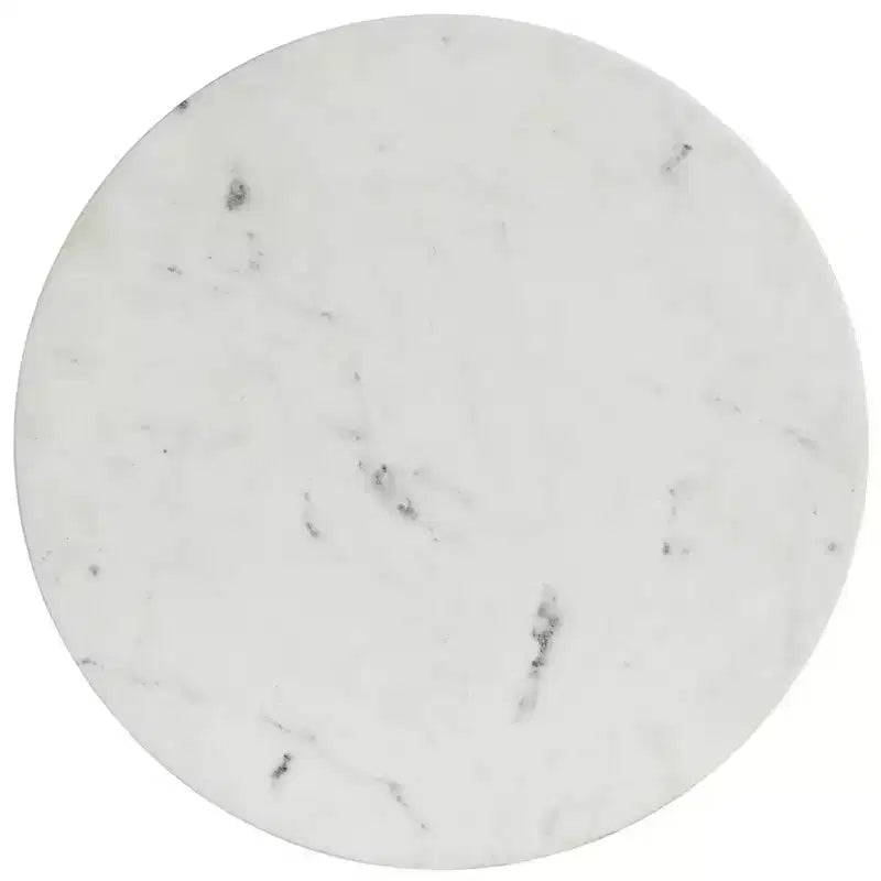Mesa de centro Emery de mármol blanco