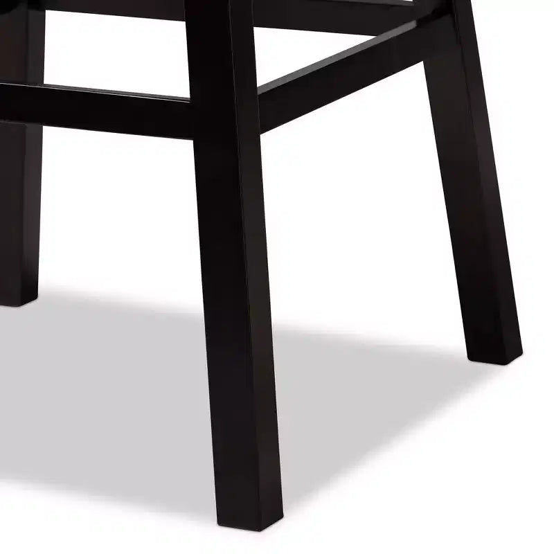 Taburete de bar giratorio de madera tapizado en terciopelo Gregory con respaldo (paquete de 2): altura del asiento de 79 cm