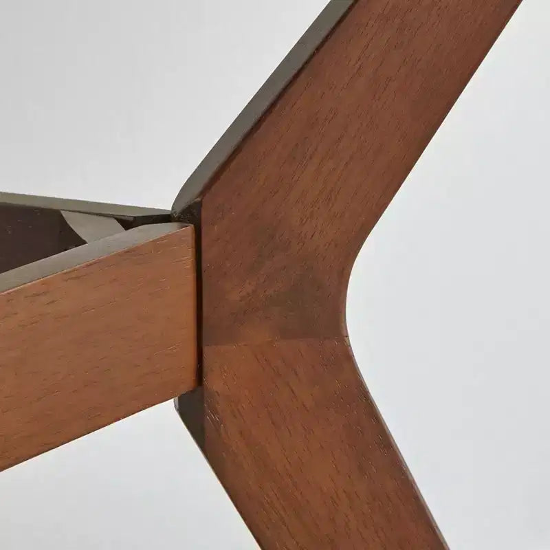 Mesa de comedor redonda Buylateral Saville de imitación mármol de 41.6" Nogal