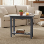 Keystone Accent Table Heather Gray - International Concepts