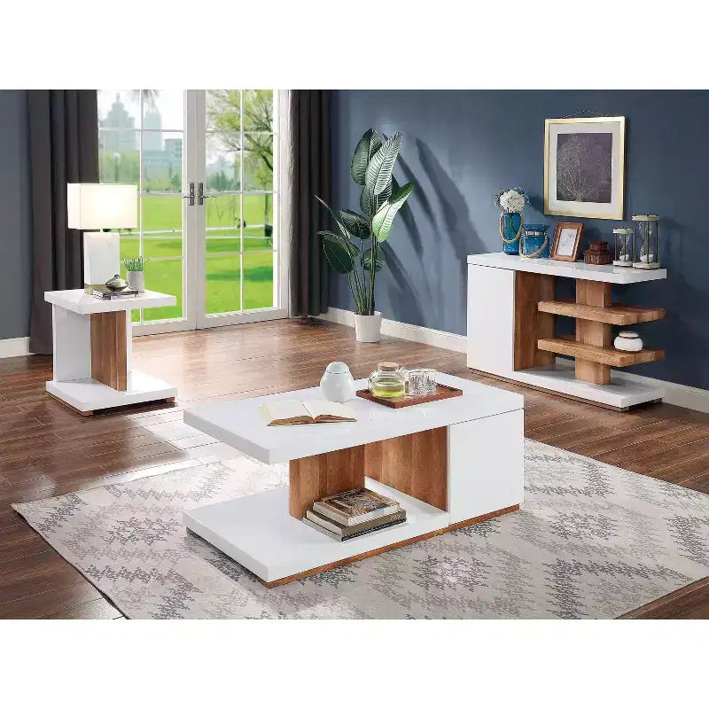 Mesa auxiliar Hal Open Shelf Blanca - miBasics