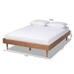 Rina Cama de Madera Fresno Nogal