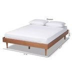 Rina Cama de Madera Fresno Nogal