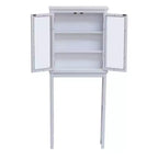 Dorset Organizador de almacenamiento para baño, blanco