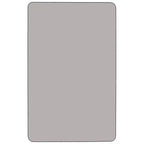 Flash Furniture Mesa de actividades rectangular de laminado de alta presión, 60"L x 24"W, patas cortas ajustables en altura