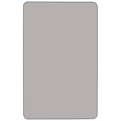 Mesa de actividad rectangular de laminado de alta presión de 24W x 60L - Patas cortas de altura ajustable