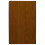 Flash Furniture Mesa de actividades rectangular de laminado de alta presión, 60"L x 24"W, patas cortas ajustables en altura