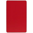 Flash Furniture Mesa de actividades rectangular de laminado de alta presión, 60"L x 24"W, patas cortas ajustables en altura