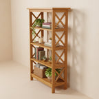 X-Sided Bookcase Unfinished - International Concepts