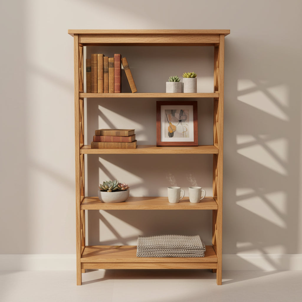 Librería en forma de X sin acabar - International Concepts