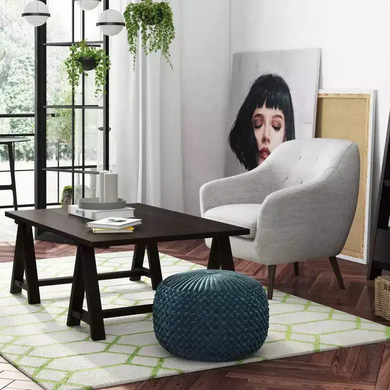 Vanessa Round Pouf - Wyndenhall
