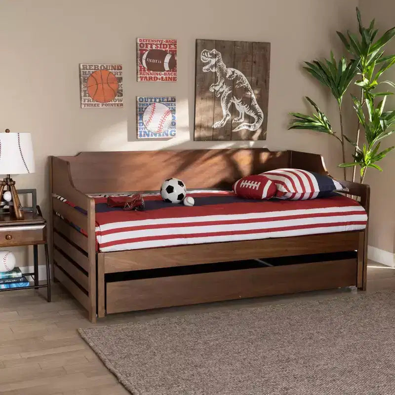 Cama de día extensible Twin a King Jameson con cajón de almacenamiento