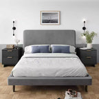Manhattan Comfort Juego de 2 mesitas de noche Granville de 2 cajones
